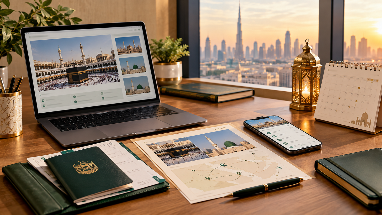 Planning an Umrah trip with an agency near Dubai