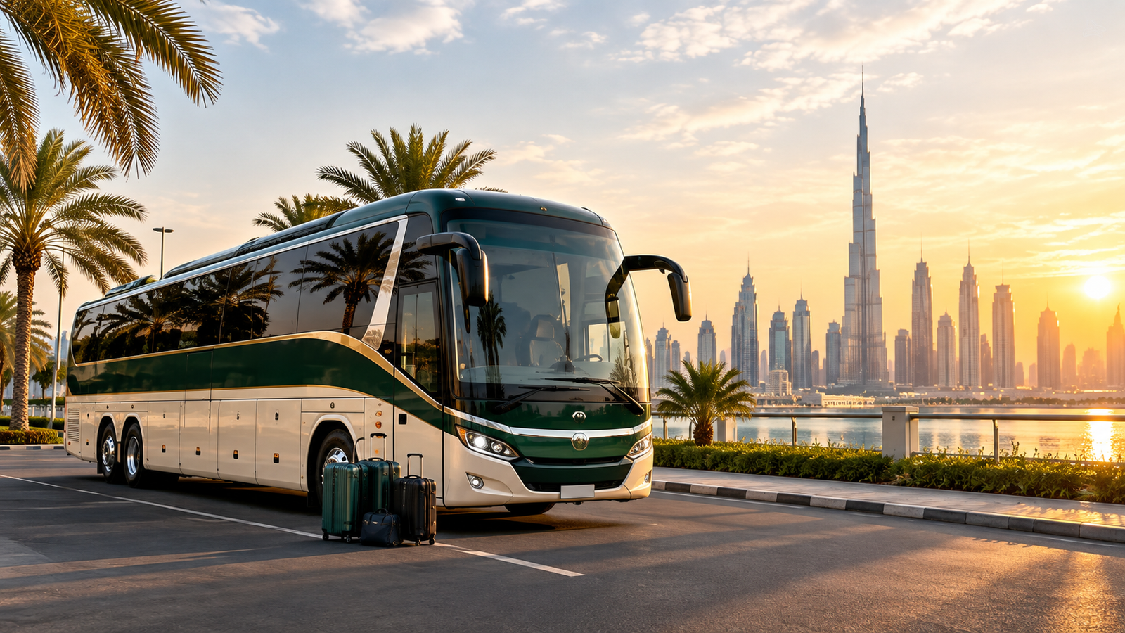 Umrah bus travel from Dubai with travel agency support