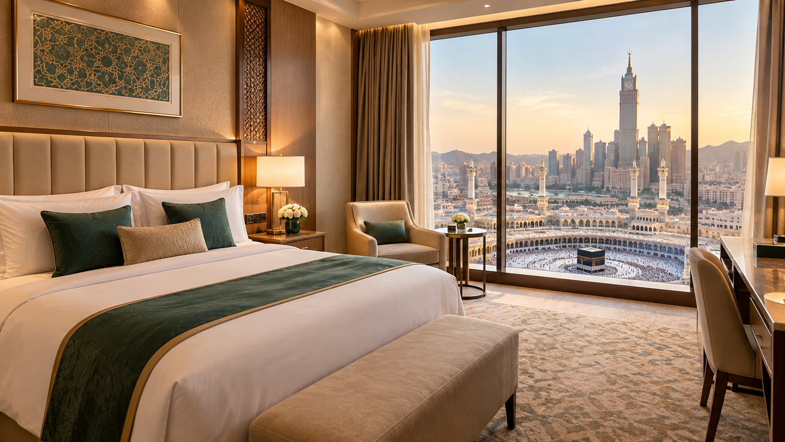Makkah and Madinah hotel arrangements for Umrah from Dubai